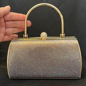 Elegant Gold Evening Clutch